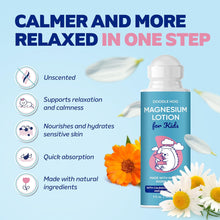 Load image into Gallery viewer, DOODLE HOG Magnesium Lotion for Kids, With Calendula, Aloe Vera and Chamomile, Magnesium Lotion for Sleep, Made in USA Kids, Roll-On Application, 3 fl oz