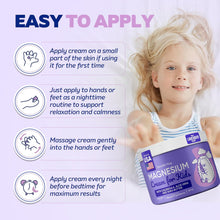 Load image into Gallery viewer, DOODLE HOG Magnesium Cream for Kids Lavender Scent - Soothing Relief & Relaxation with Calendula, Aloe Vera, Shea Butter - Topical Magnesium Cream for Sleep - USA Made - (4 oz, Lavender)