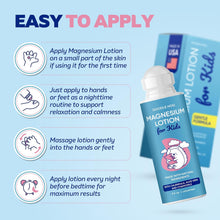Load image into Gallery viewer, DOODLE HOG Magnesium Lotion for Kids, With Calendula, Aloe Vera and Chamomile, Magnesium Lotion for Sleep, Made in USA Kids, Roll-On Application, 3 fl oz