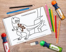 Load image into Gallery viewer, Free Download | Dinosaurs Dot Worksheets