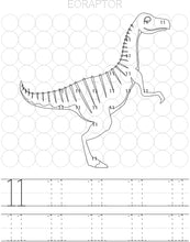 Load image into Gallery viewer, Dinosaur Numbers Learning 123 (60 pages)