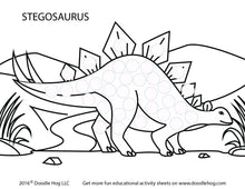 Load image into Gallery viewer, Free Download | Dinosaurs Dot Worksheets