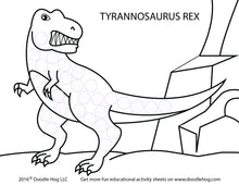 Load image into Gallery viewer, Free Download | Dinosaurs Dot Worksheets