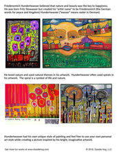 Load image into Gallery viewer, Free Download | Spirals, Flowers and Patterns: Learning about Hundertwasser