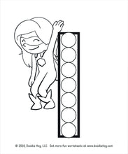 Load image into Gallery viewer, Free Download | Upper Case Letter Superhero Alphabet Dot Worksheets