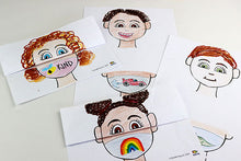 Load image into Gallery viewer, Express Yourself Mask Portrait - Face Template