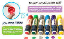 Load image into Gallery viewer, Teachers Approved Washable Metallic 6 Pack Dot Markers - Arts and Crafts supplies for Children, Kids