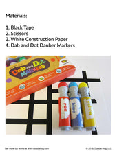 Load image into Gallery viewer, Free Download | Piet Mondrian Dab and Dot Art Project