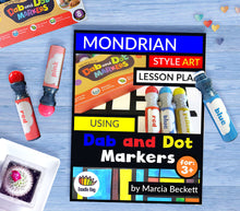 Load image into Gallery viewer, Free Download | Piet Mondrian Dab and Dot Art Project