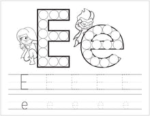 Load image into Gallery viewer, Dot and Learn A-Z Alphabet Activity Book (52 one sided - non bleed through sheets)