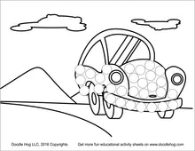 Load image into Gallery viewer, Free Download | Cars, Trains and Trucks Dot Worksheets