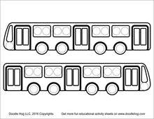 Load image into Gallery viewer, Free Download | Cars, Trains and Trucks Dot Worksheets