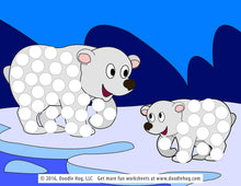 Load image into Gallery viewer, Free Download | Winter Themed Dot Worksheets