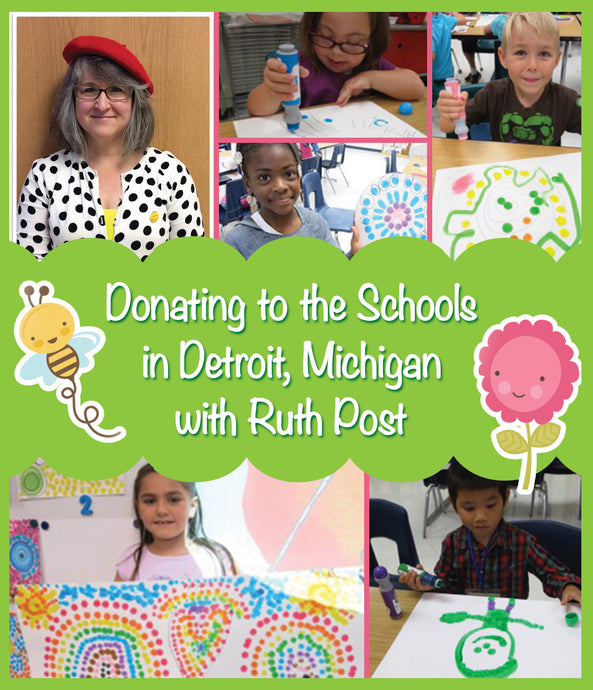 Donating to the Schools in Detroit, Michigan with Ruth Post