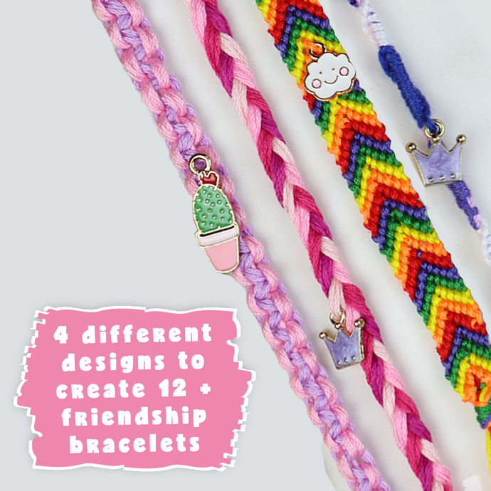 Let's Be BFFs! Discover Techniques and Tips to Design the Best Bracelets with Friendship Bracelet Craft Kits