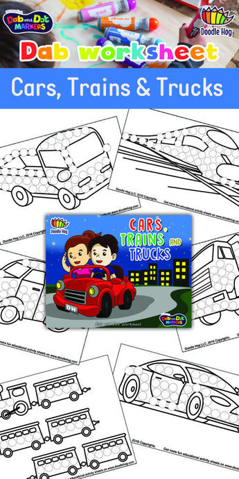 Our Newest Cars, Trains and Trucks Workbook