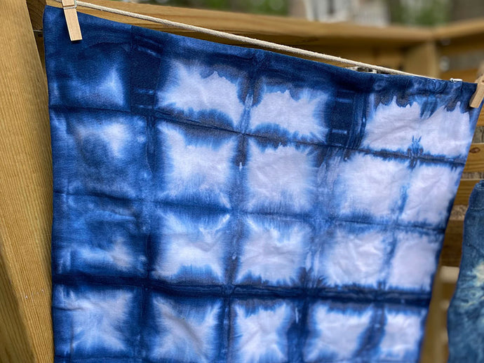 Shibori Technique - Itajime