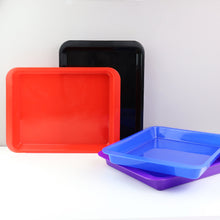 Load image into Gallery viewer, Art Trays: Purple, Yellow, Green, Orange (4-Pack)
