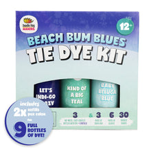 Load image into Gallery viewer, Beach Bum Blues Tie Dye Kit (3-Pack)
