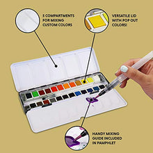 Load image into Gallery viewer, Watercolor Half Pans (24 Colors)
