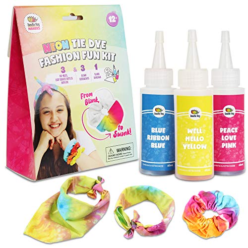 Neon Fashion Tie Dye Kit 3 Brilliant Colors in Easy-Squeeze