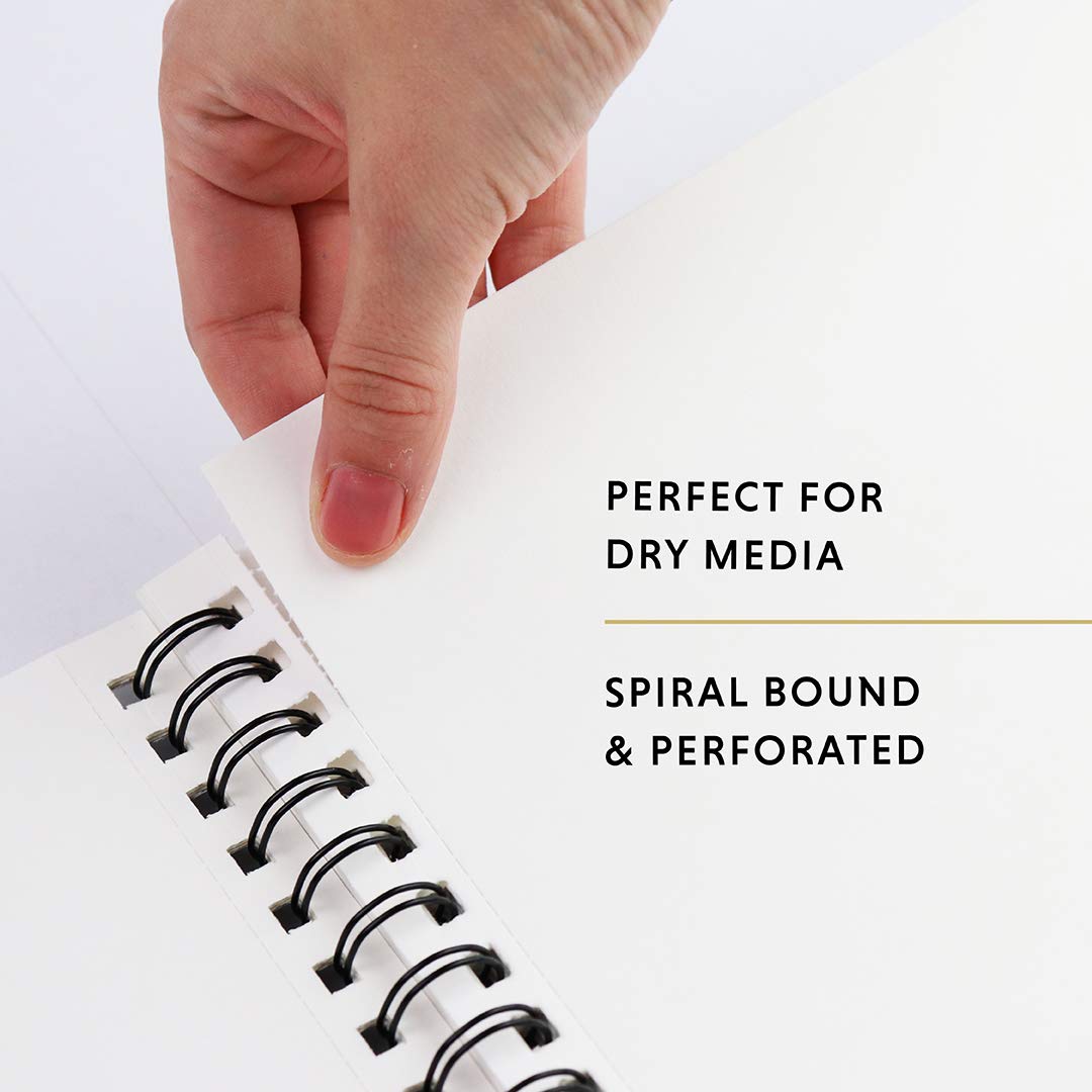 Digital Sketch Pad - Spiral Bound - 12 Sheets - Size 35x50 cm - 180 gm —