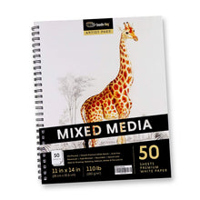 Load image into Gallery viewer, Mix Media Sketch Pad (11x14 - 180 GSM)

