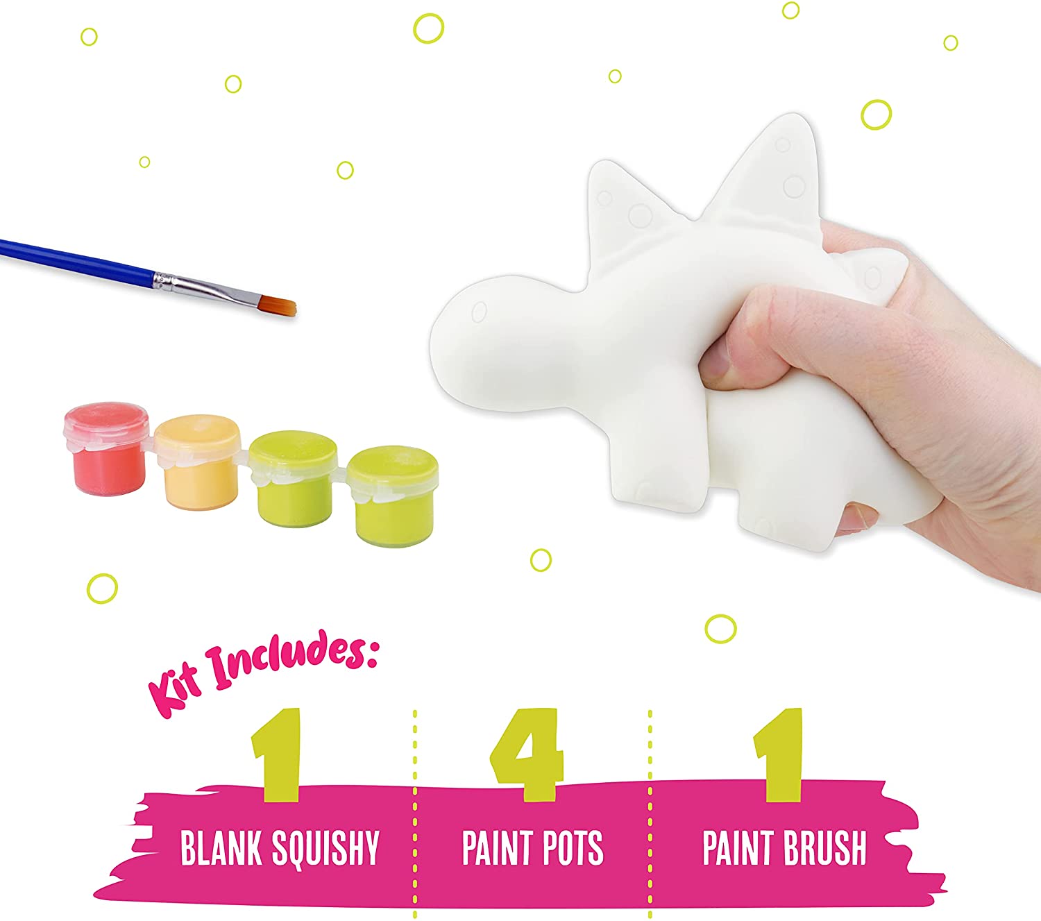 Paint Your Own Squishy Kit: Le Pizzasaurus - Colors & Cocktails