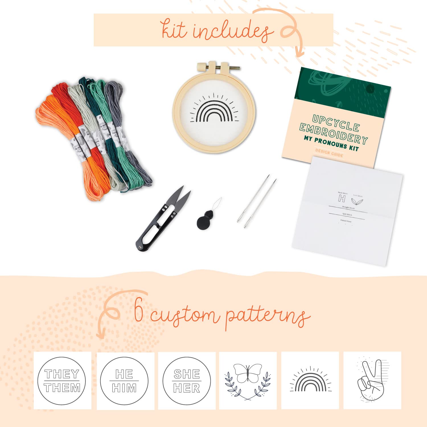 Hand Embroidery Craft Supply Kits for Beginners to Adults – Doodle Hog