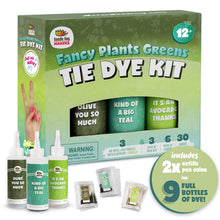 Load image into Gallery viewer, Fancy Plants Greens Tie Dye Kit (3-Pack)

