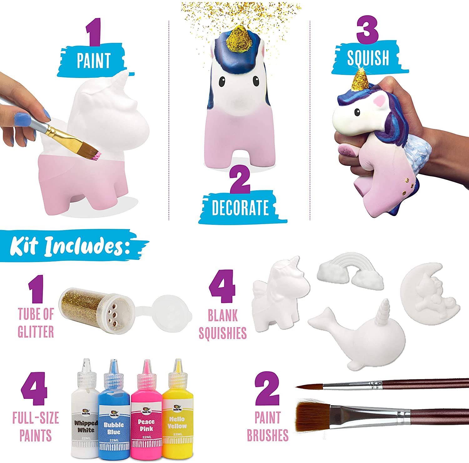 Unicorn Squishies Paint Kit