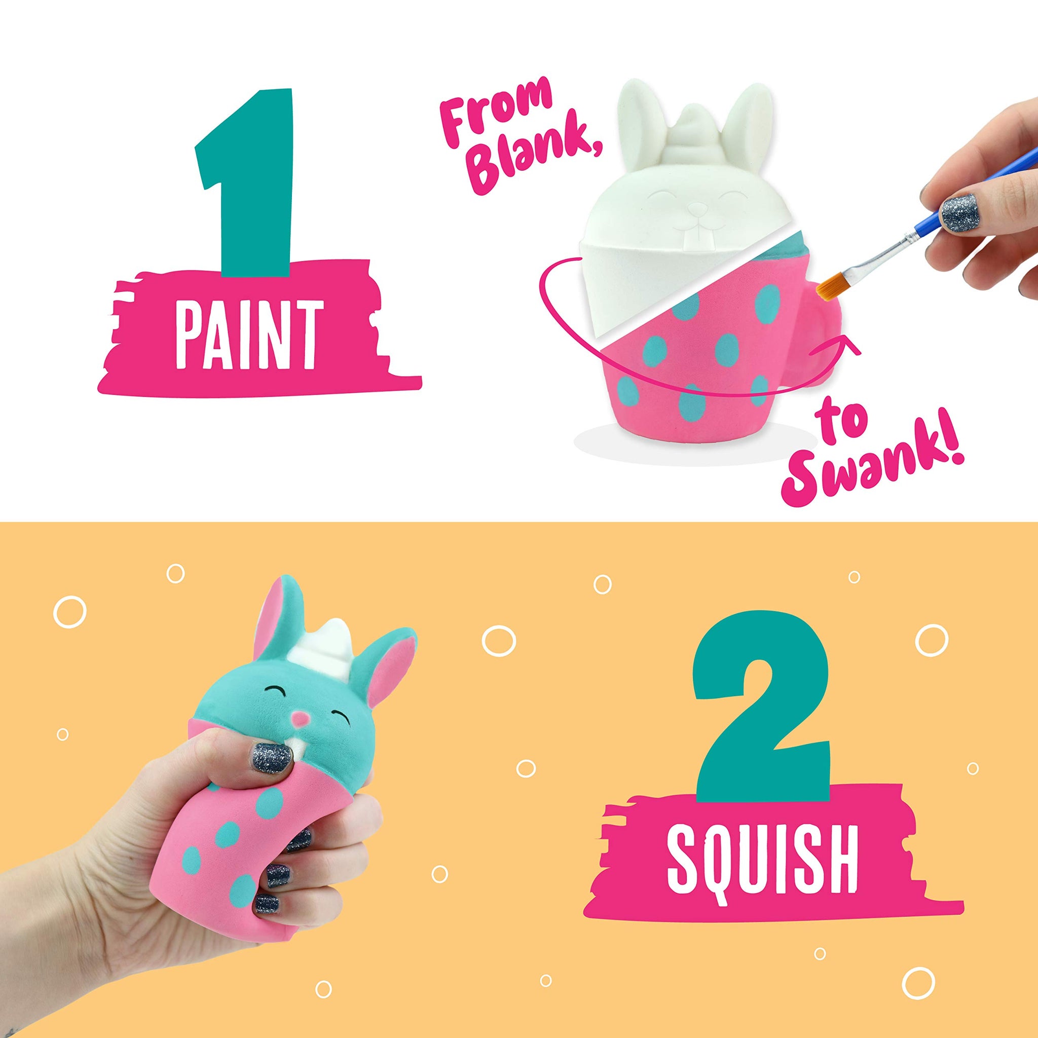 Doodle Hog - Paint Your Own Rainbows and Unicorn Squishies DIY Kit! – Cloud  & Bunny