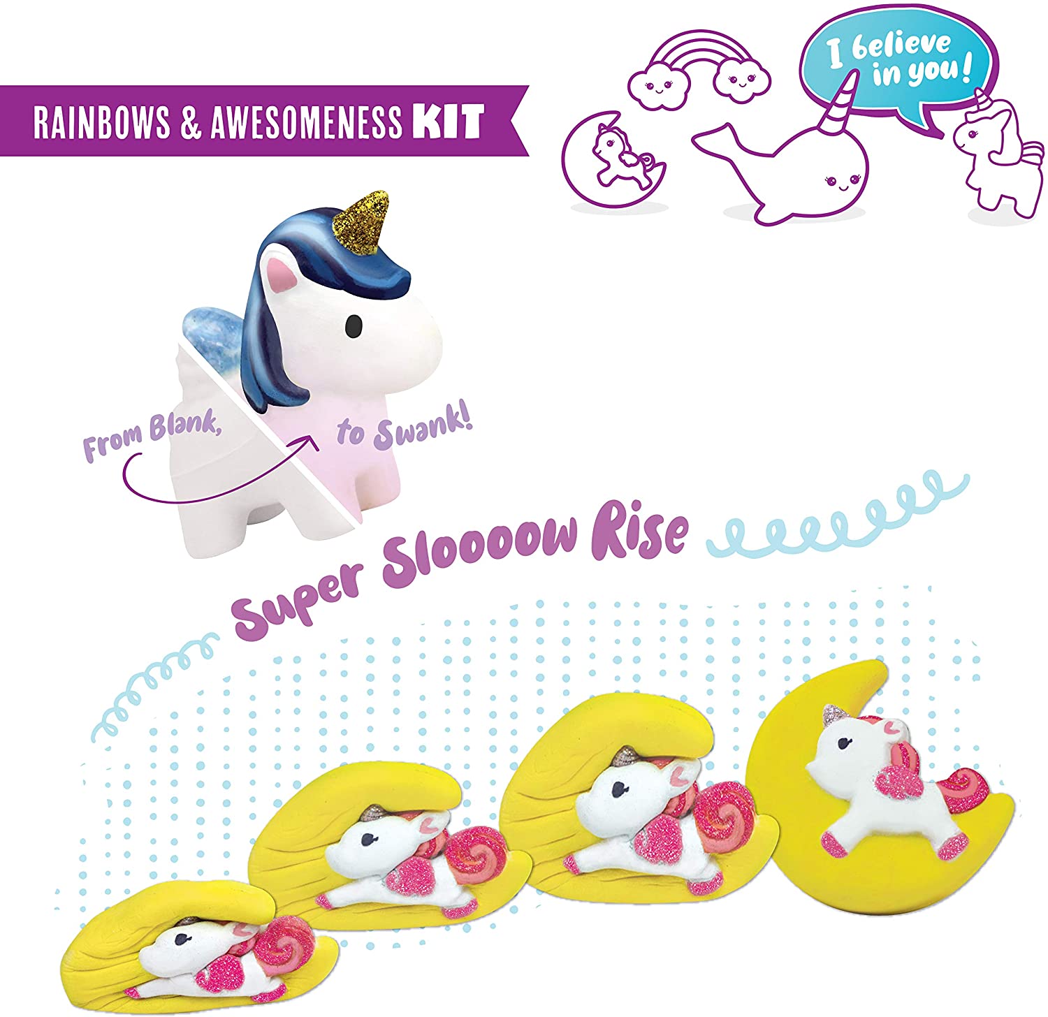 Doodle Hog Unicorn Slime Making Kit for 10 Girls and Boys