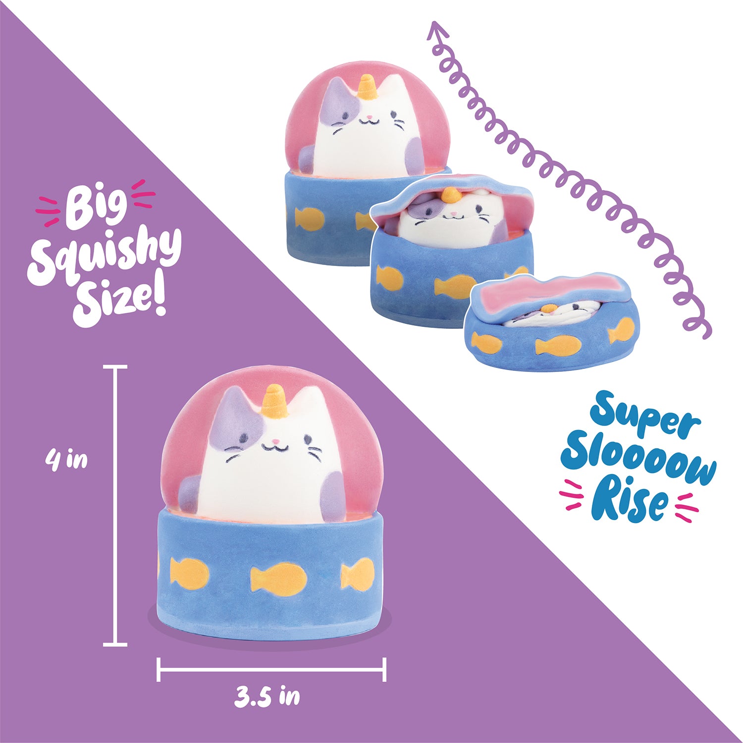 Caticorn Unicorn Cat Color Your Own Squishies Paint Kit