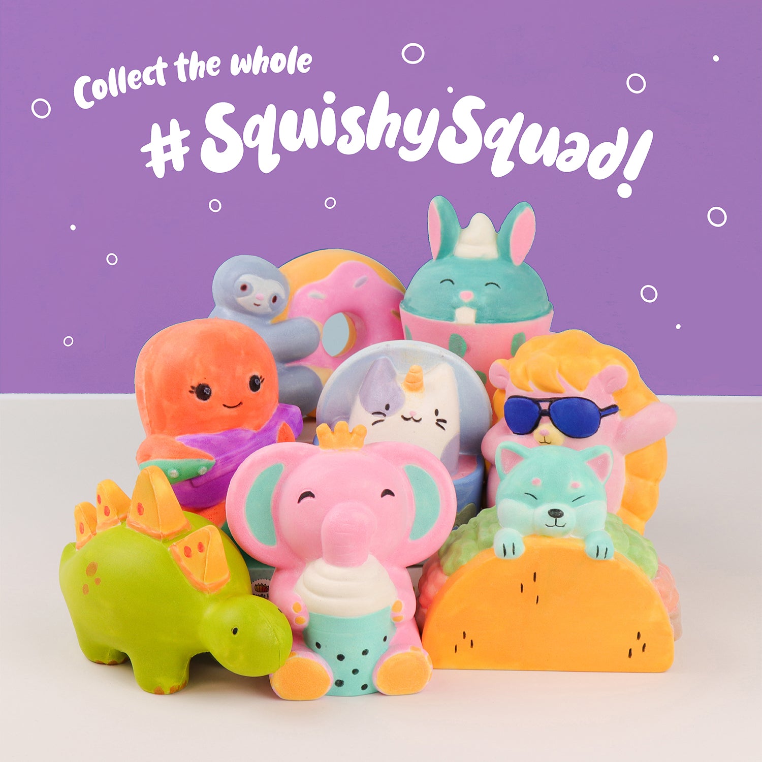 Paint Your Own Squeezable Squishy Wishy Squishies Bear Unicorn Doughnut  Kids New