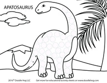 Load image into Gallery viewer, Free Download | Dinosaurs Dot Worksheets
