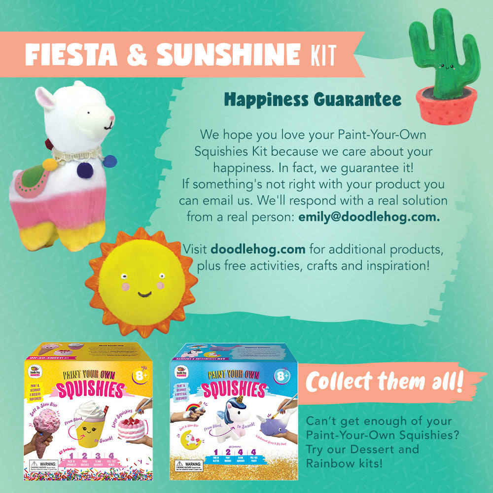 DIY Alpaca Squishies Paint Your Own Slow Rise Squishies Paint Kit