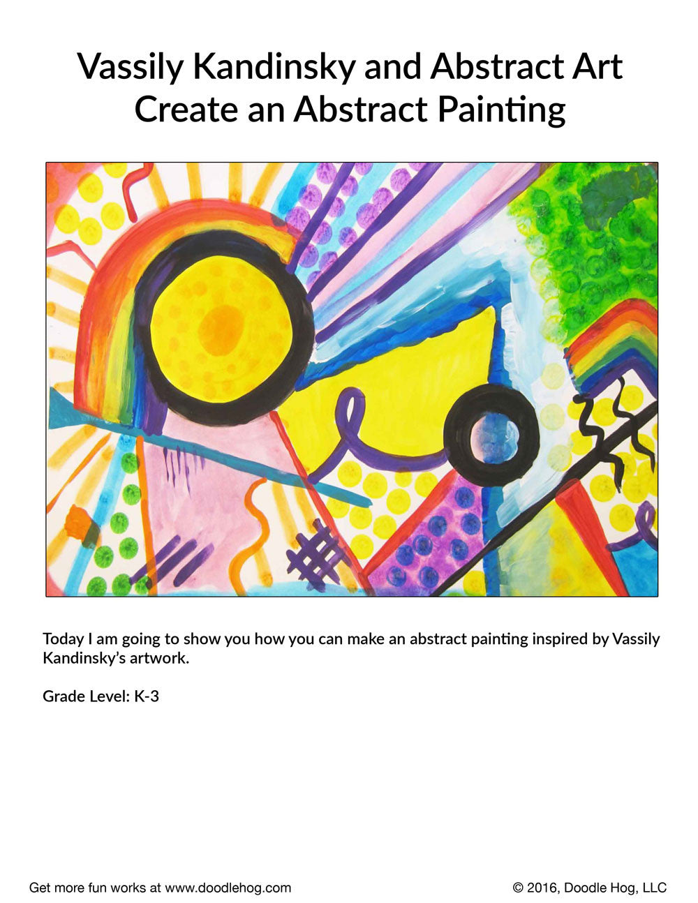 Kandinsky Lesson Free Download | Vassily Kandinsky and Abstract Art – Doodle Hog