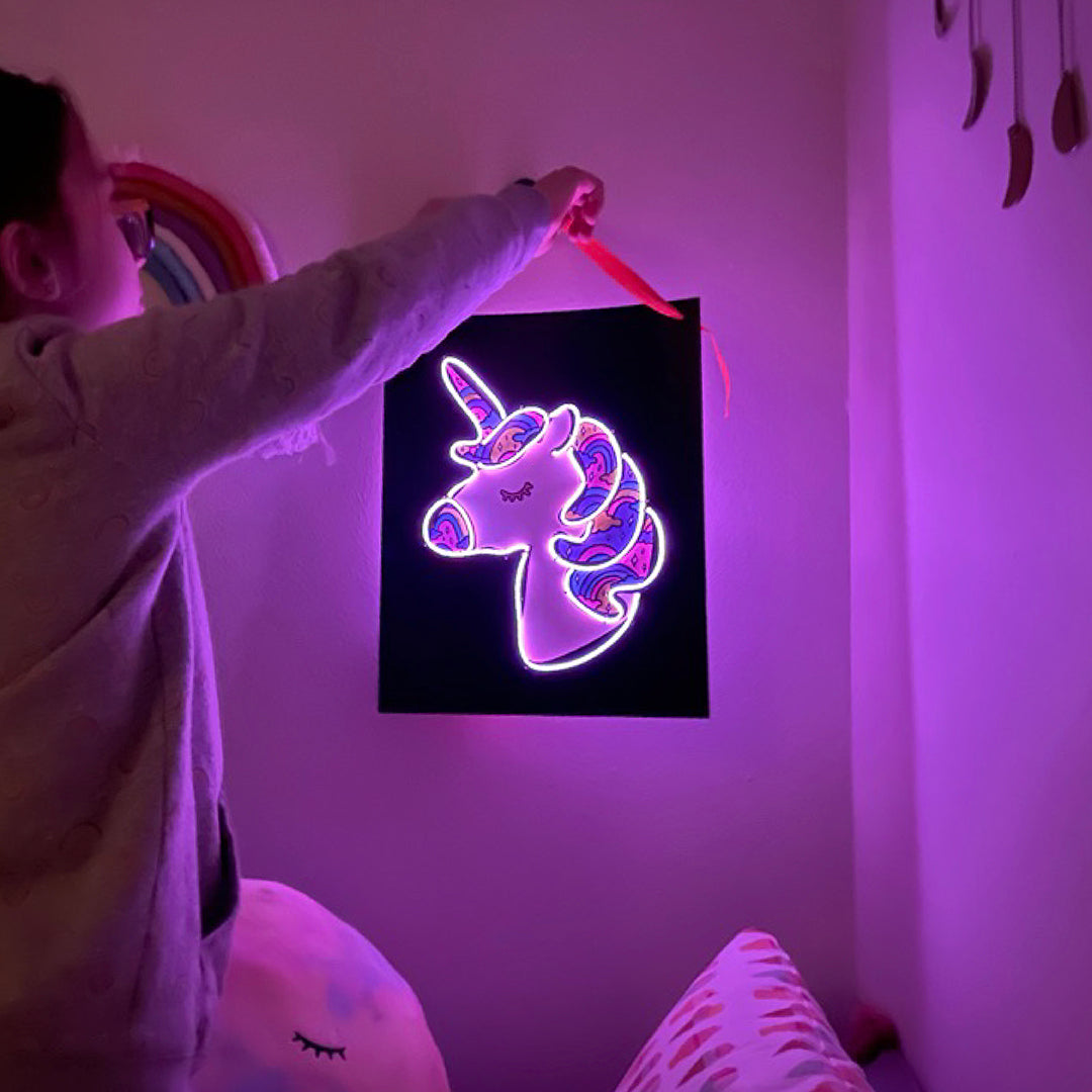 Unicorn wall light top