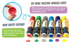 Load image into Gallery viewer, Teachers Approved Washable Metallic 6 Pack Dot Markers - Arts and Crafts supplies for Children, Kids
