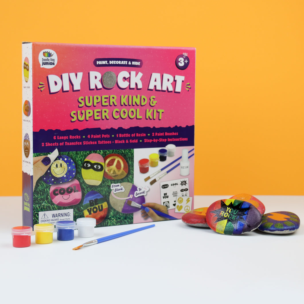 Rock Painting Kit: Kindness and Hero