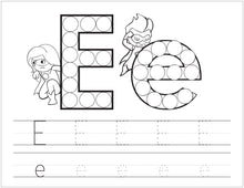 Load image into Gallery viewer, Dot and Learn A-Z Alphabet Activity Book (52 one sided - non bleed through sheets)
