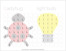 Load image into Gallery viewer, Dot and Learn A-Z Alphabet Activity Book (52 one sided - non bleed through sheets)
