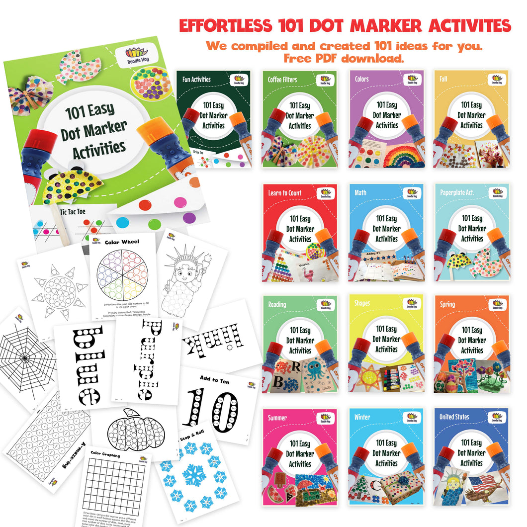 Doodle Hog 101 Easy Dot Marker Activities PDF