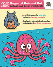 Load image into Gallery viewer, Free Download | Animals and Ocean Friends Dot Worksheets
